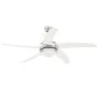 Ventilador de techo adornado con lámpara 128 cm blanco de vidaXL, Ventiladores de techo - Ref: Foro24-50538, Precio: 138,62 €...
