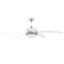 Ventilador de techo adornado con lámpara 128 cm blanco de vidaXL, Ventiladores de techo - Ref: Foro24-50538, Precio: 138,62 €...