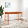 Mesa de comedor madera maciza de pino marrón cera 110x55x75 cm en Mesas de comedor | Comprar online en Foru.es