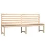 Banco de jardín madera maciza de pino 201,5 cm de vidaXL, Bancos de jardín - Ref: Foro24-824046, Precio: 126,87 €, Descuento: %