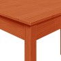 Mesa de comedor madera maciza de pino marrón cera 110x55x75 cm en Mesas de comedor | Comprar online en Foru.es