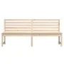 Banco de jardín madera maciza de pino 201,5 cm de vidaXL, Bancos de jardín - Ref: Foro24-824046, Precio: 126,87 €, Descuento: %