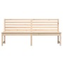 Banco de jardín madera maciza de pino 201,5 cm de vidaXL, Bancos de jardín - Ref: Foro24-824046, Precio: 128,66 €, Descuento: %