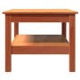 Mesa de centro madera maciza de pino marrón cera 80x50x40 cm en Mesas de centro | Comprar online en Foru.es