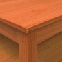 Mesa de centro madera maciza de pino marrón cera 100x100x40 cm en Mesas de centro | Comprar online en Foru.es