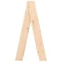 Solid pine wood stools, set of 2, 40x40x75 cm by vidaXL, Folding stools and chairs - Ref: Foro24-823669, Price: 53,08 €, Disc...