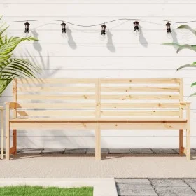 Garden bench solid pine wood 203.5x48x91.5 cm by vidaXL, garden benches - Ref: Foro24-824074, Price: 140,95 €, Discount: %