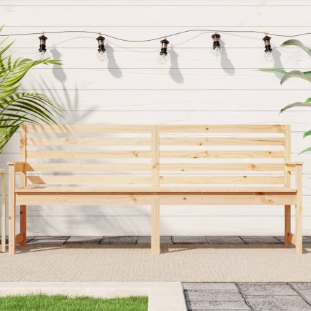Banco de jardín madera maciza de pino 203,5x48x91,5 cm de vidaXL, Bancos de jardín - Ref: Foro24-824074, Precio: 143,11 €, De...