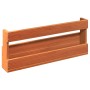 Estantes zapatos pared 2 uds madera pino marrón 59x8,5x23,5 cm en Zapateros y organizadores de calzado | Comprar online en Foru.