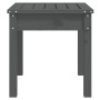 Banco de jardín madera maciza de pino gris 50x44x45 cm de vidaXL, Bancos de jardín - Ref: Foro24-823992, Precio: 46,31 €, Des...