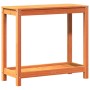 Mesa de plantación y estante madera maciza marrón 82,5x35x75 cm en Soportes para macetas | Comprar online en Foru.es