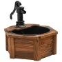 Fuente de agua con bomba madera maciza de abeto 57x57x53 cm de vidaXL, Fuentes y cascadas - Ref: Foro24-363335, Precio: 122,2...