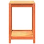 Mesa de plantación y estante madera maciza marrón 82,5x50x75 cm en Soportes para macetas | Comprar online en Foru.es