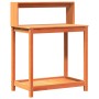 Mesa plantación con estantes madera pino marrón 82,5x50x109,5cm en Soportes para macetas | Comprar online en Foru.es
