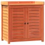 Mesa plantación con estantes madera pino marrón 82,5x50x86,5 cm en Soportes para macetas | Comprar online en Foru.es