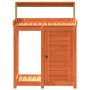 Mesa plantación con estantes madera pino marrón 82,5x50x109,5cm en Soportes para macetas | Comprar online en Foru.es