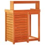 Mesa plantación con estantes madera pino marrón 82,5x50x109,5cm en Soportes para macetas | Comprar online en Foru.es