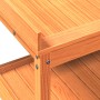 Mesa plantación con estantes madera pino marrón 82,5x45x86,5 cm en Soportes para macetas | Comprar online en Foru.es