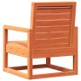 Silla de jardín madera maciza de pino marrón cera 57,5x63x76 cm en Sillas de jardín | Comprar online en Foru.es