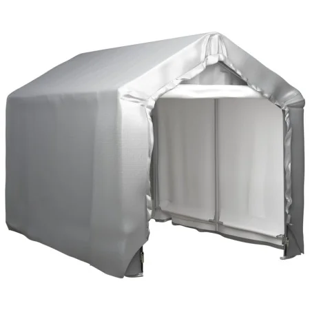 Carpa de almacenamiento acero gris 180x300 cm de vidaXL, Cobertizos - Ref: Foro24-3079585, Precio: 314,68 €, Descuento: %