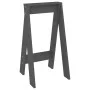 Stools 2 units solid gray pine wood 40x40x75 cm by vidaXL, Folding stools and chairs - Ref: Foro24-823671, Price: 42,37 €, Di...