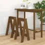 Stools 2 pcs solid honey brown pine wood 40x40x75 cm by vidaXL, Folding stools and chairs - Ref: Foro24-823672, Price: 42,37 ...