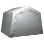 Carpa de almacenamiento acero gris 300x300 cm de vidaXL, Cobertizos - Ref: Foro24-3079587, Precio: 349,58 €, Descuento: %
