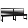 Banco de jardín madera maciza pino negro 201,5 cm de vidaXL, Bancos de jardín - Ref: Foro24-824050, Precio: 157,05 €, Descuen...