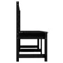 Banco de jardín madera maciza pino negro 201,5 cm de vidaXL, Bancos de jardín - Ref: Foro24-824050, Precio: 157,05 €, Descuen...