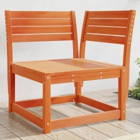 Sofá esquinero jardín madera maciza pino marrón cera 73x73x78cm en Sofás de exterior | Comprar online en Foru.es