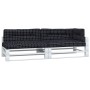 Cojines para palés 5 piezas tela a cuadros negro de vidaXL, Cojines para sillas y sofás - Ref: Foro24-360793, Precio: 115,47 ...