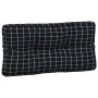 Cojines para palés 5 piezas tela a cuadros negro de vidaXL, Cojines para sillas y sofás - Ref: Foro24-360793, Precio: 95,53 €...