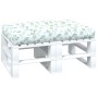 Cojín para palés tela estampado de hojas 120x80x12 cm de vidaXL, Cojines para sillas y sofás - Ref: Foro24-360531, Precio: 41...