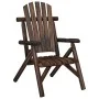 Garden chair solid fir wood 68x86x103 by vidaXL, Modular outdoor sofas - Ref: Foro24-363344, Price: 136,23 €, Discount: %