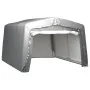 Carpa de almacenamiento acero gris 370x370 cm de vidaXL, Cobertizos - Ref: Foro24-3079591, Precio: 449,22 €, Descuento: %