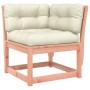 Sofá esquinero de jardín con cojines madera Douglas 73x73x78 cm en Sofás de exterior | Comprar online en Foru.es