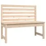 Banco de jardín madera maciza de pino 109 cm de vidaXL, Bancos de jardín - Ref: Foro24-824032, Precio: 81,20 €, Descuento: %