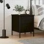 Mesita de noche madera de ingeniería negro 40x42x50 cm de vidaXL, Mesitas de noche - Ref: Foro24-825983, Precio: 56,89 €, Des...