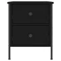 Mesita de noche madera de ingeniería negro 40x42x50 cm de vidaXL, Mesitas de noche - Ref: Foro24-825983, Precio: 56,89 €, Des...