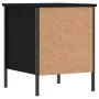 Mesita de noche madera de ingeniería negro 40x42x50 cm de vidaXL, Mesitas de noche - Ref: Foro24-825983, Precio: 56,89 €, Des...