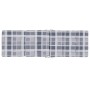 Cojines para tumbona 2 uds tela Oxford a cuadros gris de vidaXL, Cojines para sillas y sofás - Ref: Foro24-361998, Precio: 50...