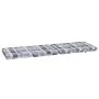 Cojines para tumbona 2 uds tela Oxford a cuadros gris de vidaXL, Cojines para sillas y sofás - Ref: Foro24-361998, Precio: 49...