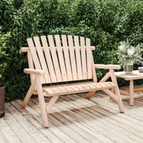 2-seater garden bench solid fir wood 119x85x98 cm by vidaXL, Modular outdoor sofas - Ref: Foro24-363347, Price: 154,29 €, Dis...