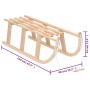 Trineo de nieve madera contrachapada 110x40x34 cm de vidaXL, Trineos - Ref: Foro24-93702, Precio: 72,37 €, Descuento: %