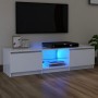 Mueble para TV con luces LED blanco 140x40x35,5 cm de vidaXL, Muebles TV - Ref: Foro24-804292, Precio: 96,12 €, Descuento: %