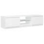 Mueble para TV con luces LED blanco 140x40x35,5 cm de vidaXL, Muebles TV - Ref: Foro24-804292, Precio: 96,12 €, Descuento: %