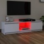 Mueble para TV con luces LED blanco 140x40x35,5 cm de vidaXL, Muebles TV - Ref: Foro24-804292, Precio: 96,12 €, Descuento: %
