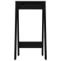 Taburetes 2 unidades madera maciza de pino negro 40x40x75 cm de vidaXL, Taburetes y sillas plegables - Ref: Foro24-823673, Pr...