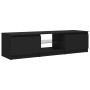 Mueble para TV con luces LED negro 140x40x35,5 cm de vidaXL, Muebles TV - Ref: Foro24-804293, Precio: 107,93 €, Descuento: %