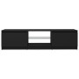 Mueble para TV con luces LED negro 140x40x35,5 cm de vidaXL, Muebles TV - Ref: Foro24-804293, Precio: 107,93 €, Descuento: %